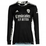 Camiseta Manga Larga Arsenal Portero Black 2020-2021