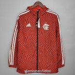 Flamengo Chaqueta Rompevientos Red Black White 2021/2022