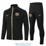 Barcelona Chaqueta Black + Pantalon Black 2020/2021