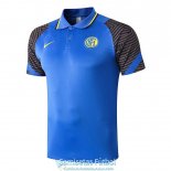 Camiseta Inter Milan Polo Blue 2020-2021