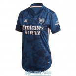 Camiseta Mujer Arsenal Tercera Equipacion 2020-2021