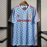 Camiseta Manchester United Retro Segunda Equipacion 1990 1992 Camiseta Manchester United Retro Segunda Equipacion 1990 1992