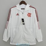 Flamengo Chaqueta Rompevientos White II 2022/2023