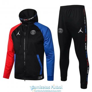 PSG x Jordan Chaqueta Capucha Black + Pantalon 2020-2021