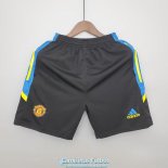 Pantalon Corto Manchester United Training Black IV 2021/2022