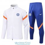 Chelsea Chaqueta White + Pantalon Blue 2021/2022