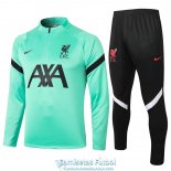 Liverpool Sudadera De Entrenamiento Green + Pantalon 2020/2021