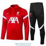 Liverpool Sudadera De Entrenamiento Red + Pantalon 2020-2021