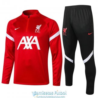 Liverpool Sudadera De Entrenamiento Red + Pantalon 2020-2021