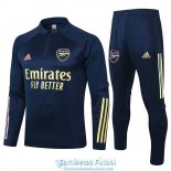 Arsenal Sudadera De Entrenamiento Navy + Pantalon 2020-2021