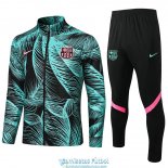 Barcelona Chaqueta Green II + Pantalon Black II 2021/2022