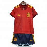 Camiseta Espana Ninos Primera Equipacion EURO 2020