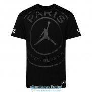 Camiseta PSG x Jordan Training Black Big Logo 2020-2021