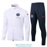 PSG Chaqueta White + Pantalon 2020-2021