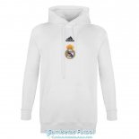 Real Madrid Sudadera Capucha White 2020/2021