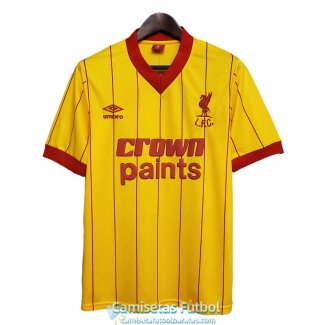 Camiseta Liverpool Retro Segunda Equipacion 1984 1985