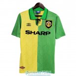 Camiseta Manchester United Retro Segunda Equipacion 1992 1994 Camiseta Manchester United Retro Segunda Equipacion 1992 1994