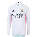 Camiseta Manga Larga Real Madrid Primera Equipacion 2020-2021