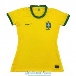 Camiseta Mujer Brasil Primera Equipacion 2020-2021