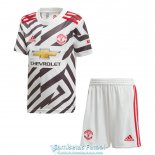 Camiseta Manchester United Ninos Tercera Equipacion 2020-2021 Camiseta Manchester United Ninos Tercera Equipacion 2020-2021