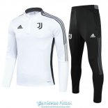 Juventus Sudadera De Entrenamiento White + Pantalon Black 2021/2022