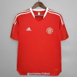 Camiseta Manchester United Training Red IV 2021/2022