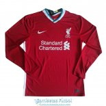 Camiseta Manga Larga Liverpool Primera Equipacion 2020-2021