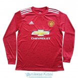 Camiseta Manga Larga Manchester United Primera Equipacion 2020-2021 Camiseta Manga Larga Manchester United Primera Equipacion 2020-2021