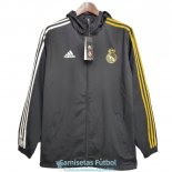 Real Madrid Chaqueta Rompevientos Black 2020-2021