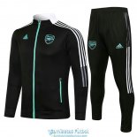 Arsenal Chaqueta Black II + Pantalon Black II 2021/2022