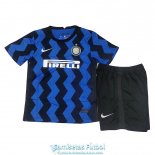 Camiseta Inter Milan Ninos Primera Equipacion 2020-2021