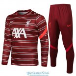 Liverpool Sudadera De Entrenamiento Red II + Pantalon Red II 2021/2022