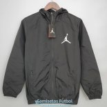 PSG x JORDAN Chaqueta Rompevientos Black White 2021/2022