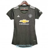 Camiseta Mujer Manchester United Segunda Equipacion 2020-2021 Camiseta Mujer Manchester United Segunda Equipacion 2020-2021