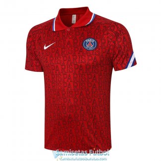 Camiseta PSG Polo Red PARIS 2020-2021