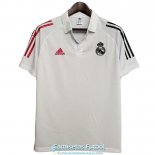 Camiseta Real Madrid Polo White 2020-2021