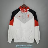 Liverpool Chaqueta Rompevientos Black White Red 2021/2022