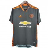 Camiseta Manchester United Portero Black 2020-2021 Camiseta Manchester United Portero Black 2020-2021