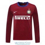 Camiseta Manga Larga Inter Milan Portero Red 2020/2021