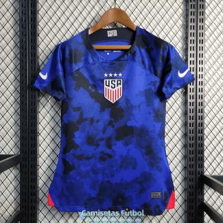 Camiseta Mujer USA Segunda Equipacion 2022/2023