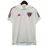 Camiseta Sao Paulo FC Polo White 2020-2021