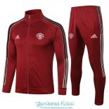 Manchester United Chaqueta Red + Pantalon Red 2020/2021 Manchester United Chaqueta Red + Pantalon Red 2020/2021