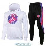 PSG x Jordan Sudadera Capucha White I+ Pantalon Black 2021/2022