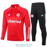 Sport Club Internacional Sudadera De Entrenamiento Red + Pantalon 2020-2021