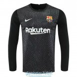 Camiseta Manga Larga Barcelona Portero Black 2020/2021