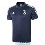 Camiseta Juventus Polo Navy Red 2020-2021