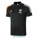 Camiseta Manchester United Polo Black 2020-2021 Camiseta Manchester United Polo Black 2020-2021