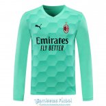 Camiseta Manga Larga AC Milan Portero Green 2020/2021