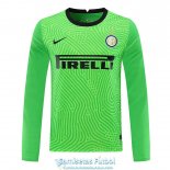 Camiseta Manga Larga Inter Milan Portero Green 2020/2021