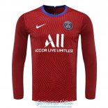 Camiseta Manga Larga PSG Portero Red 2020/2021